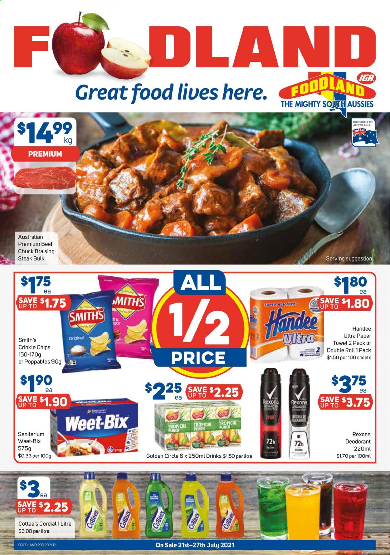 Foodland catalogue - 21 Jul 2021 - 27 Jul 2021. Page 1