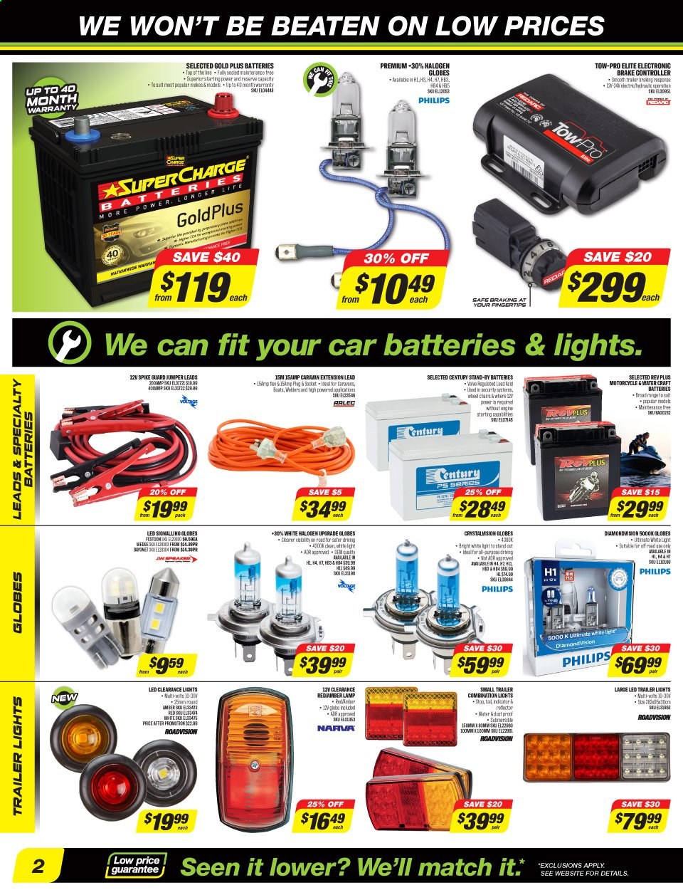 thumbnail - Autobarn Catalogue - 25 Jul 2021 - 19 Aug 2021 - Sales products - trailer, motorcycle, brake controller. Page 2.