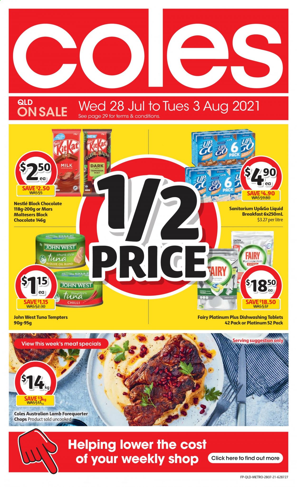 Coles catalogue - 28 Jul 2021 - 3 Aug 2021. Page 1