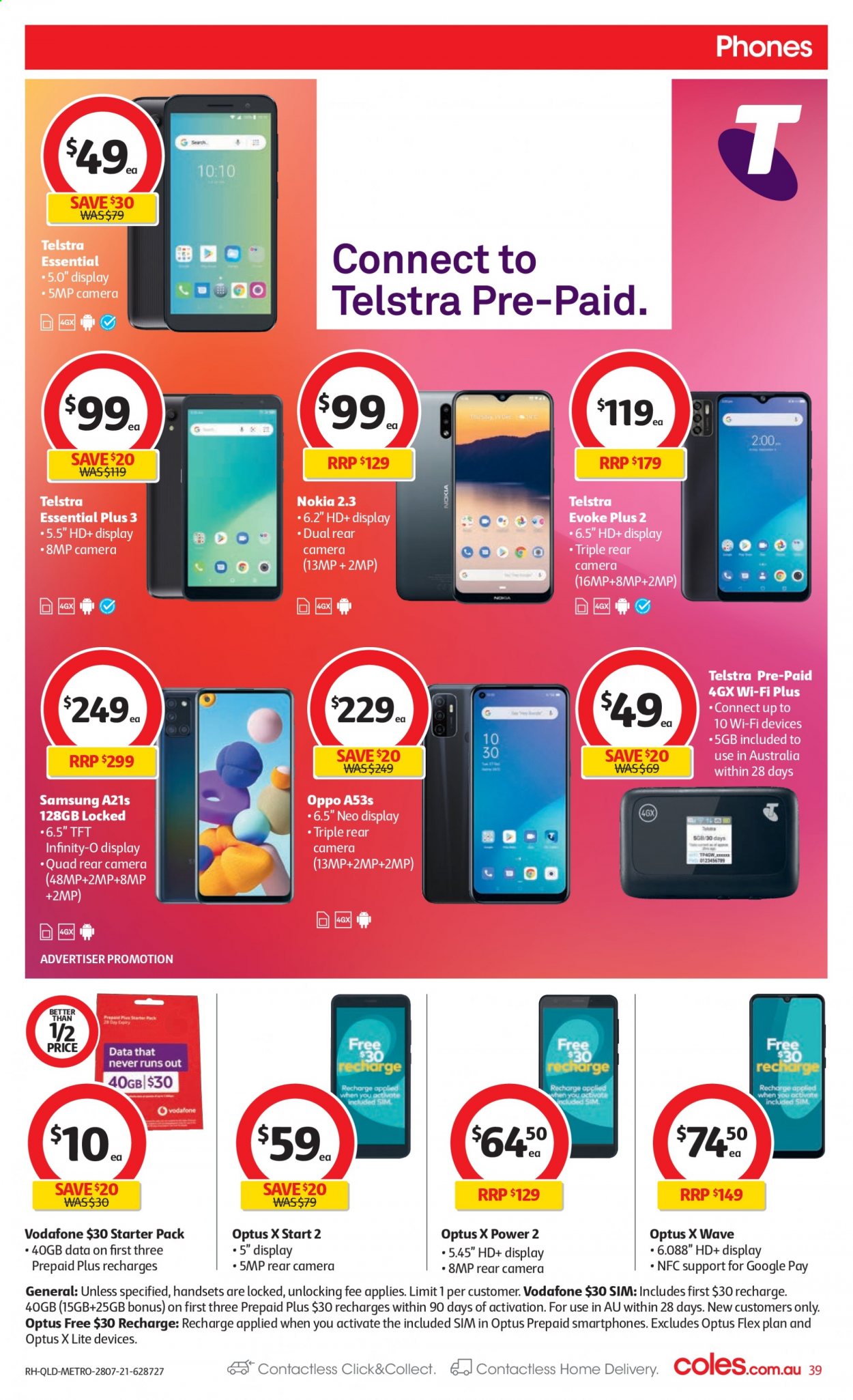 Coles catalogue - 28 Jul 2021 - 3 Aug 2021. Page 39