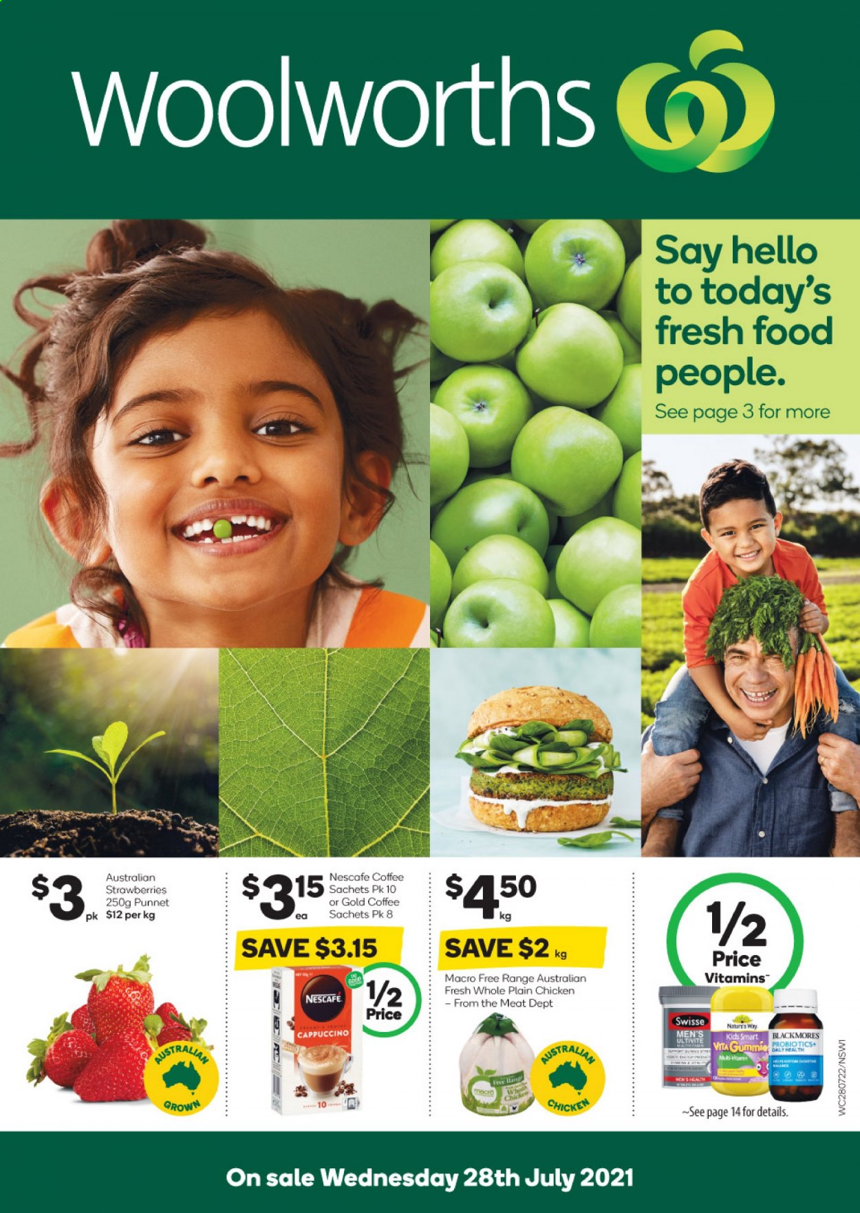 Woolworths catalogue - 28 Jul 2021 - 3 Aug 2021. Page 1