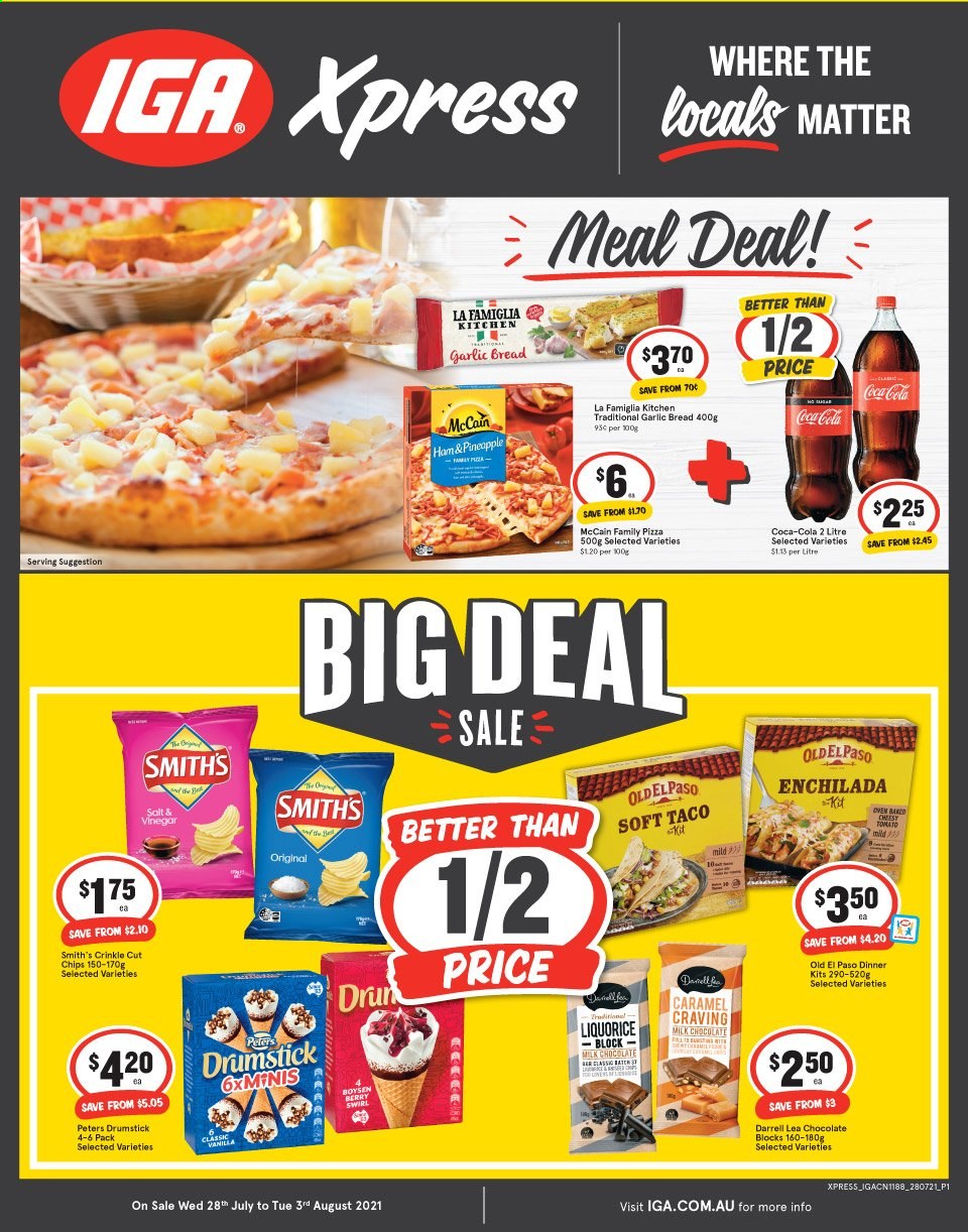 IGA Xpress catalogue - 28 Jul 2021 - 3 Aug 2021. Page 1