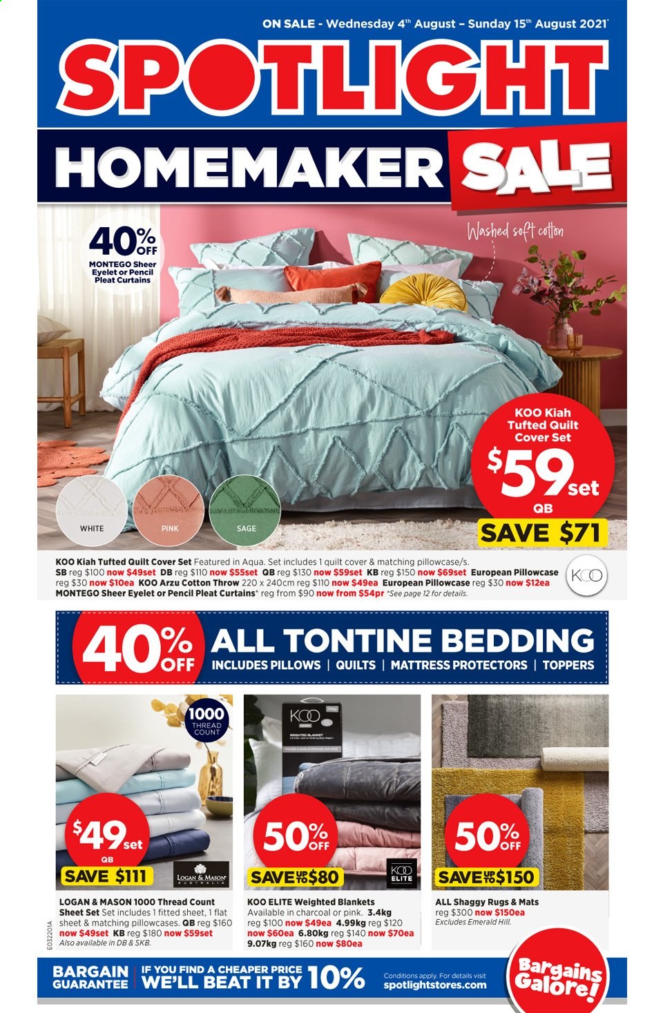 Spotlight catalogue - 4 Aug 2021 - 15 Aug 2021. Page 1