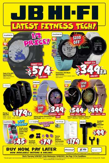 JB Hi-Fi Catalogue - 5.8.2021 - 18.8.2021.