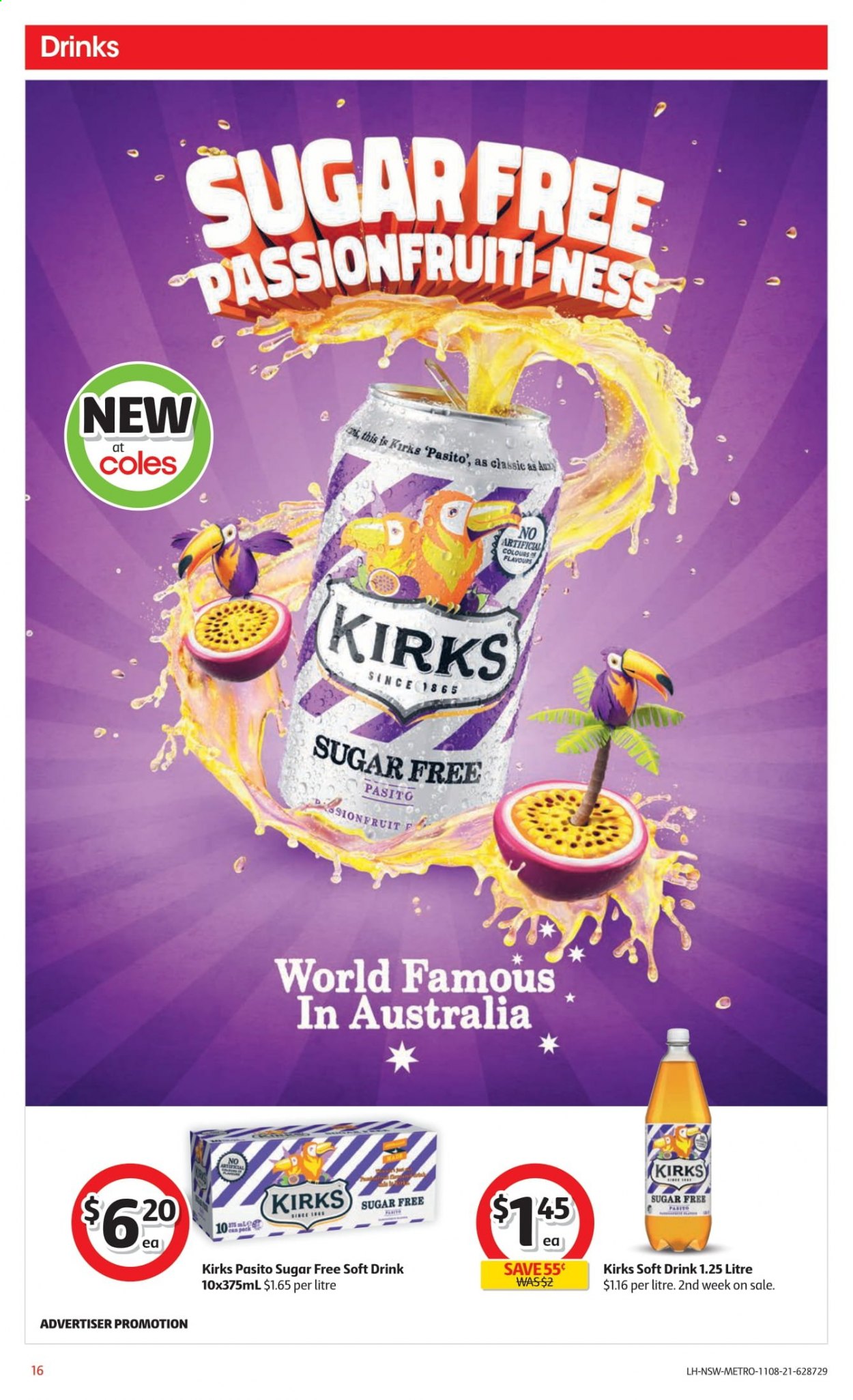 Coles catalogue - 11 Aug 2021 - 17 Aug 2021. Page 16