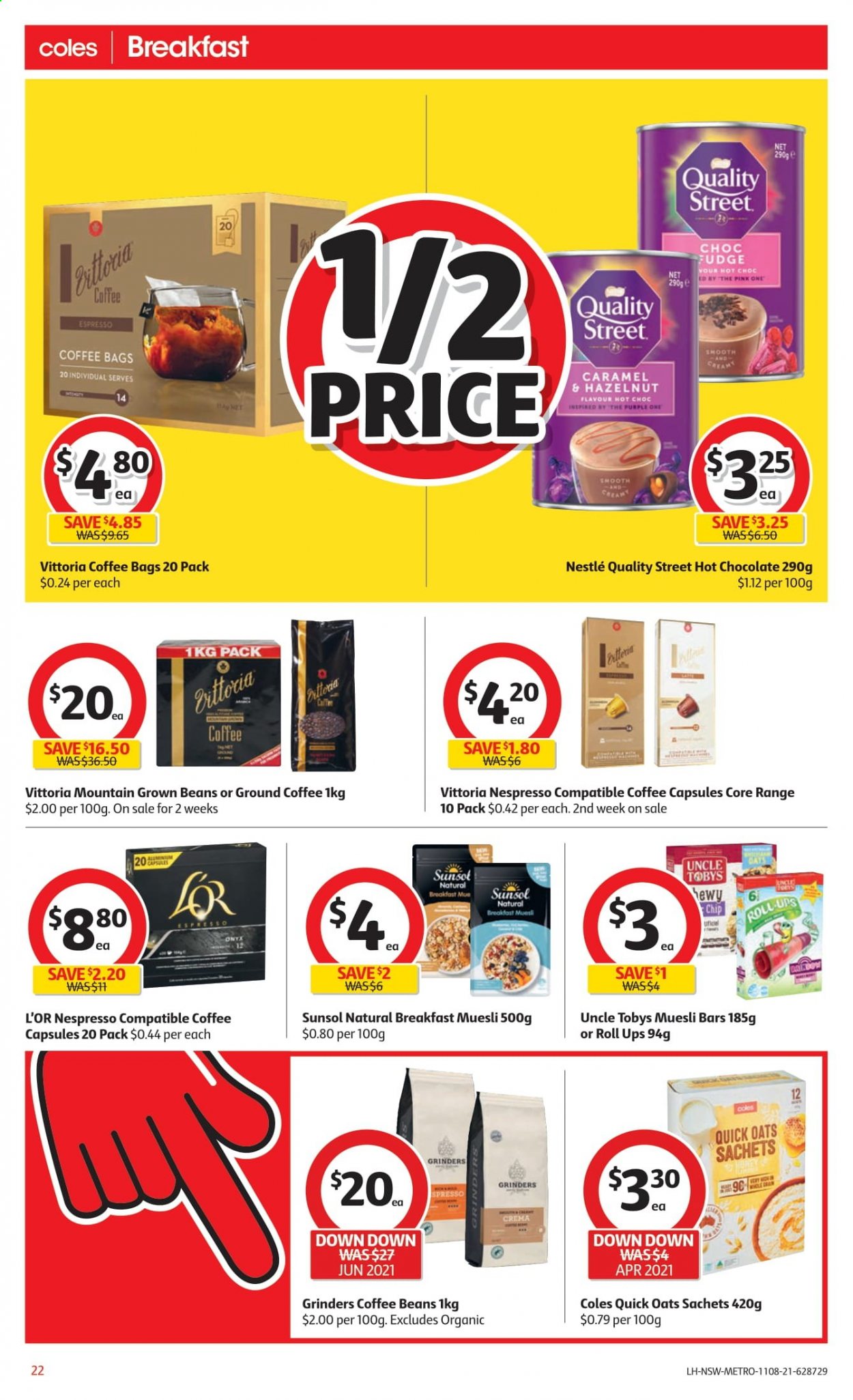 Coles catalogue - 11 Aug 2021 - 17 Aug 2021. Page 22