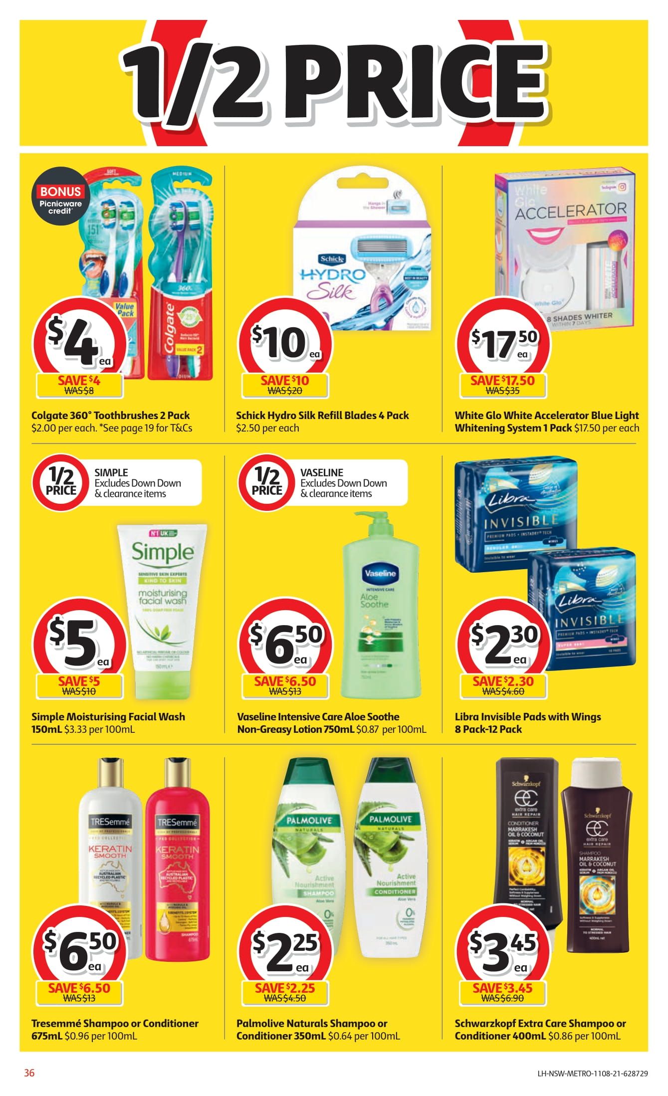Coles catalogue - 11 Aug 2021 - 17 Aug 2021. Page 36