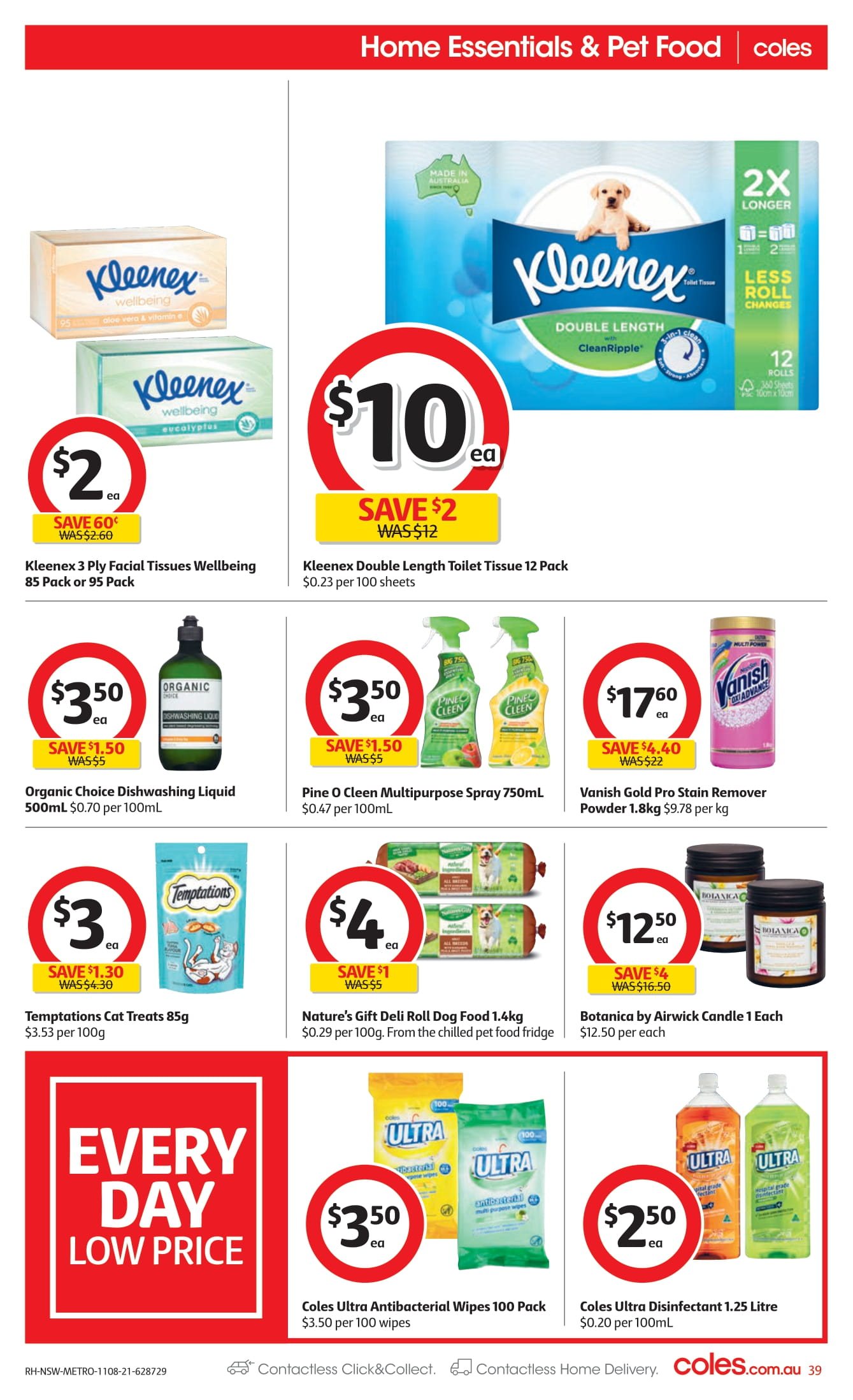 Coles catalogue - 11 Aug 2021 - 17 Aug 2021. Page 39