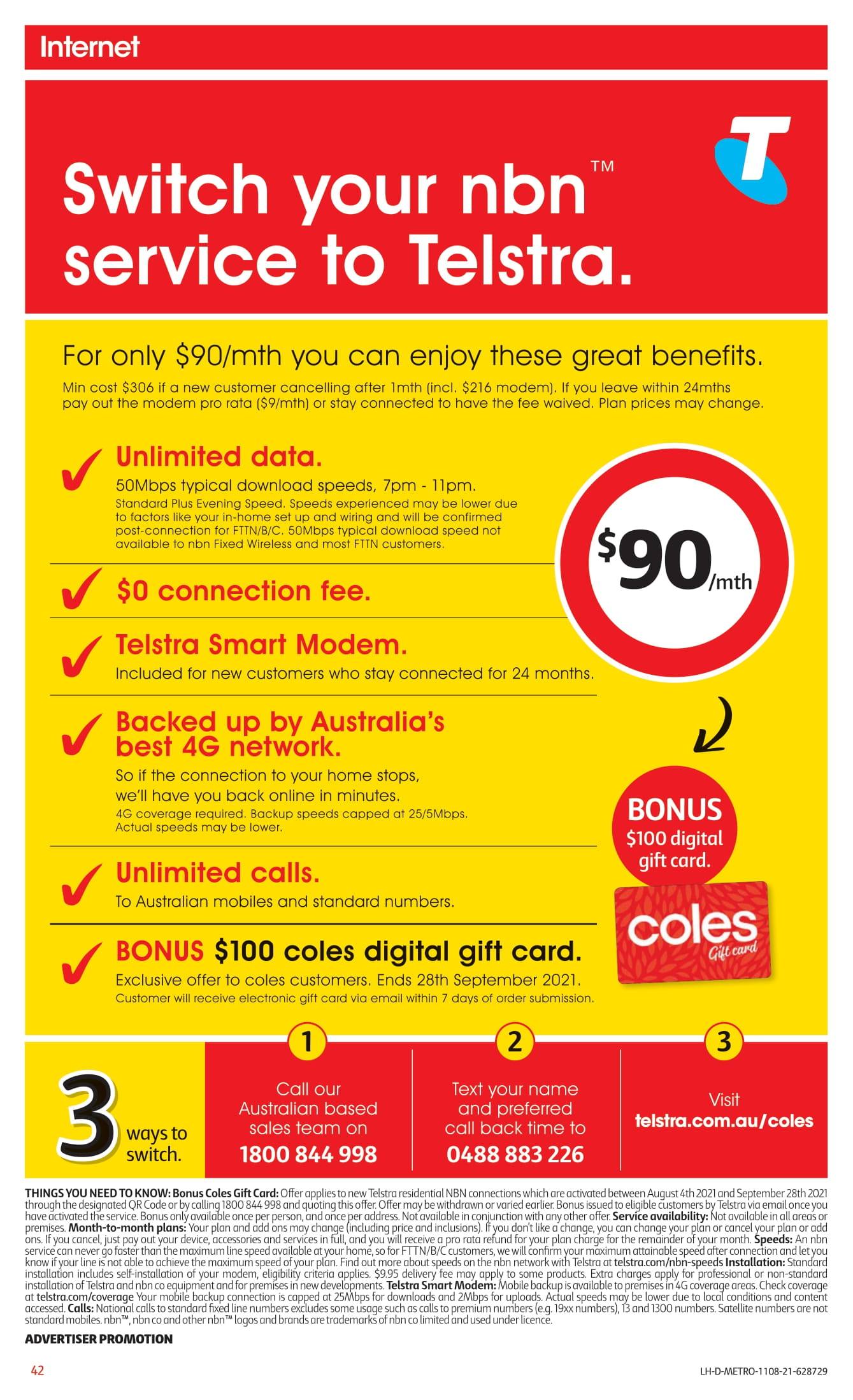 Coles catalogue - 11 Aug 2021 - 17 Aug 2021. Page 42