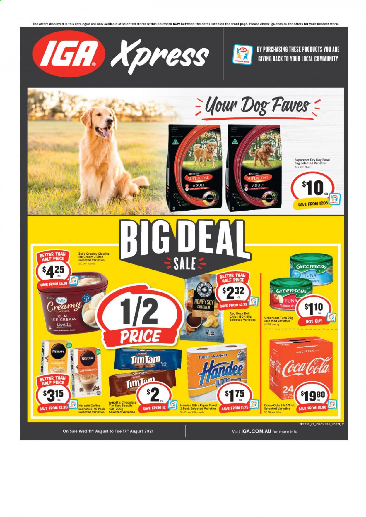 IGA Xpress catalogue - 11 Aug 2021 - 17 Aug 2021. Page 1