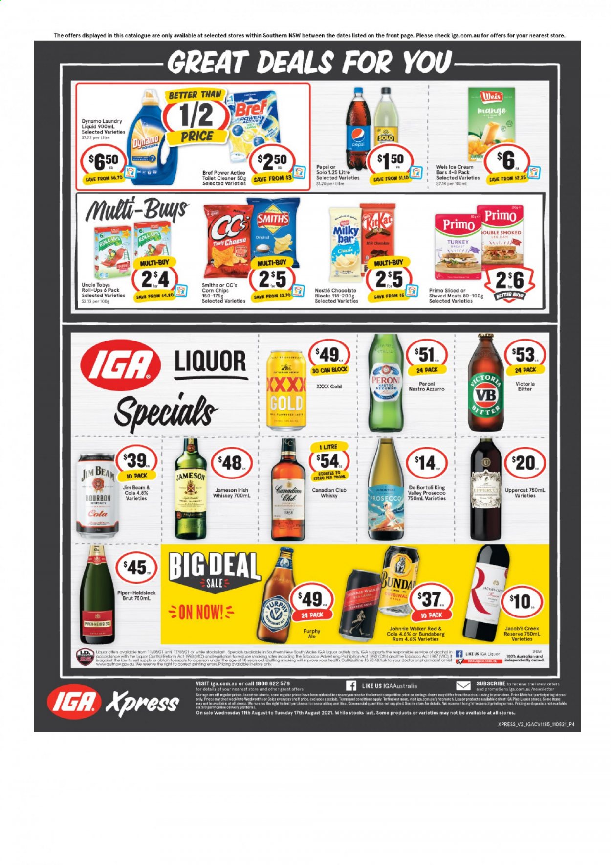 IGA Xpress catalogue - 11 Aug 2021 - 17 Aug 2021. Page 4