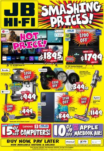 JB Hi-Fi Catalogue - 12.8.2021 - 18.8.2021.
