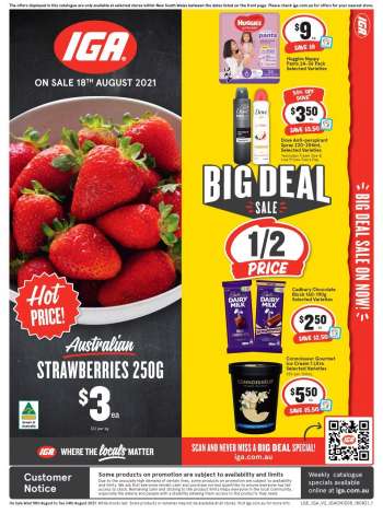IGA Catalogue - 18.8.2021 - 24.8.2021.