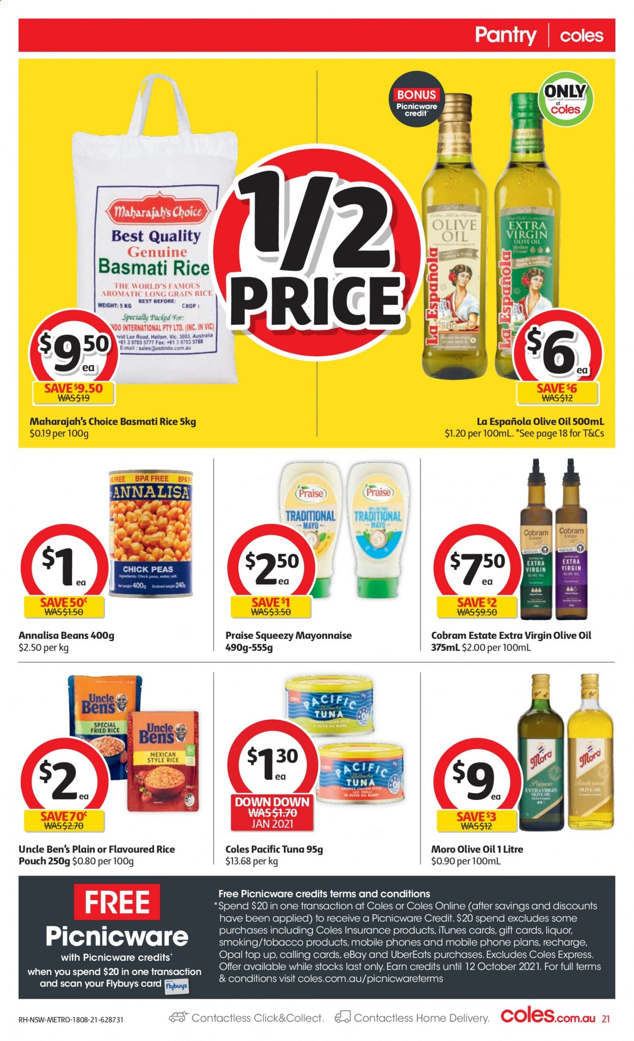 Coles catalogue - 18 Aug 2021 - 24 Aug 2021. Page 21