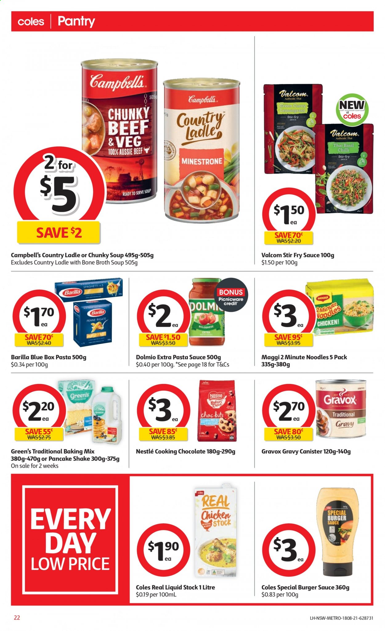 Coles catalogue - 18 Aug 2021 - 24 Aug 2021. Page 22