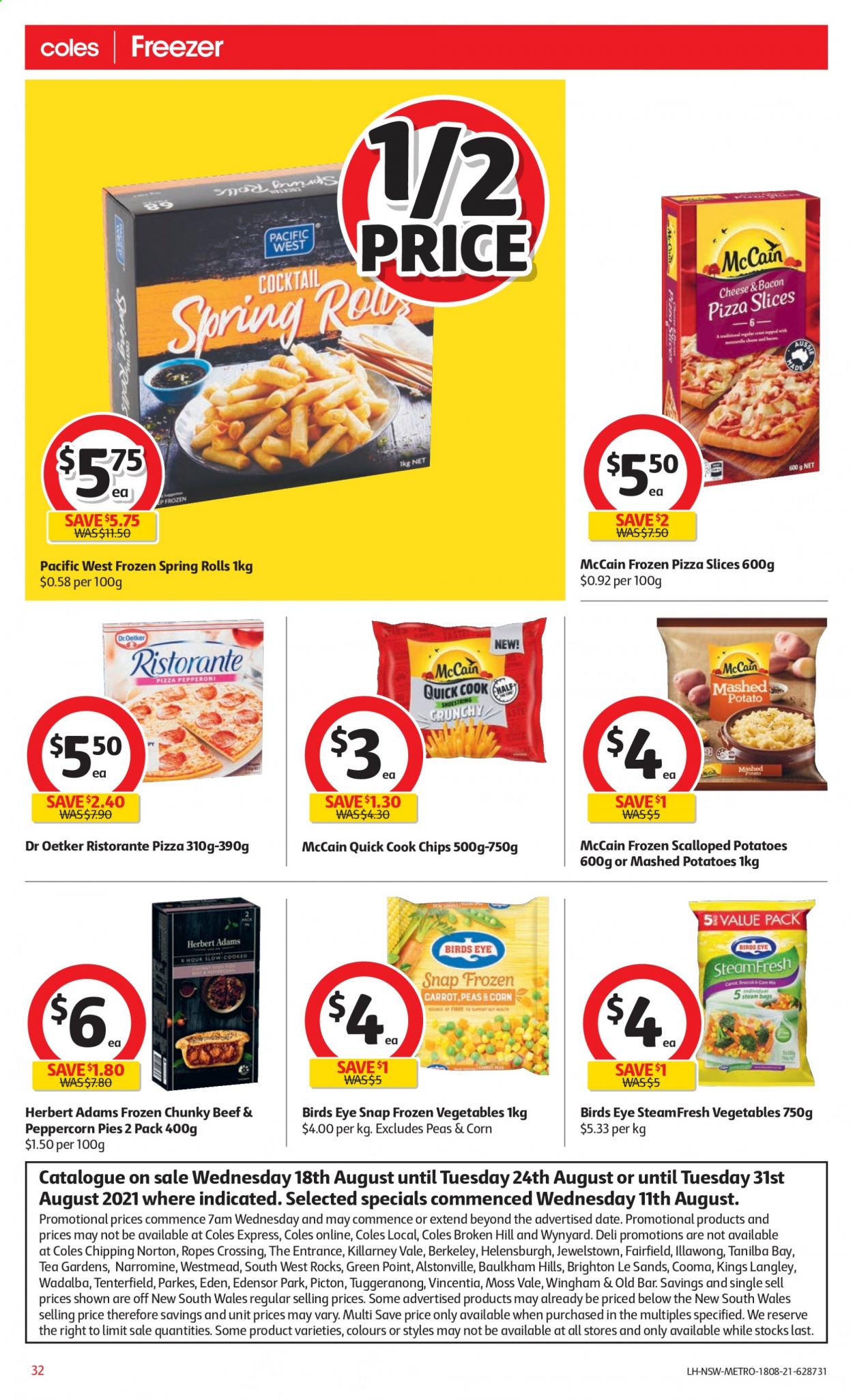 Coles catalogue - 18 Aug 2021 - 24 Aug 2021. Page 32