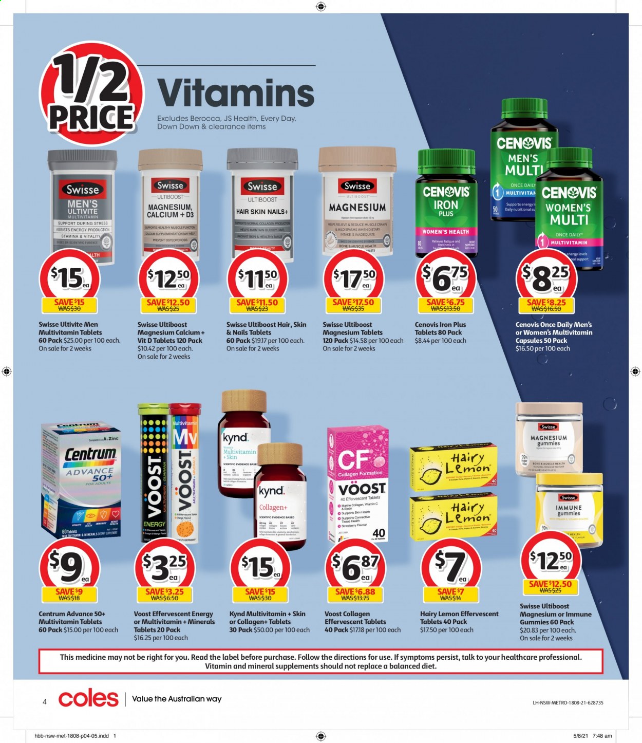 Coles catalogue - 18 Aug 2021 - 24 Aug 2021. Page 4