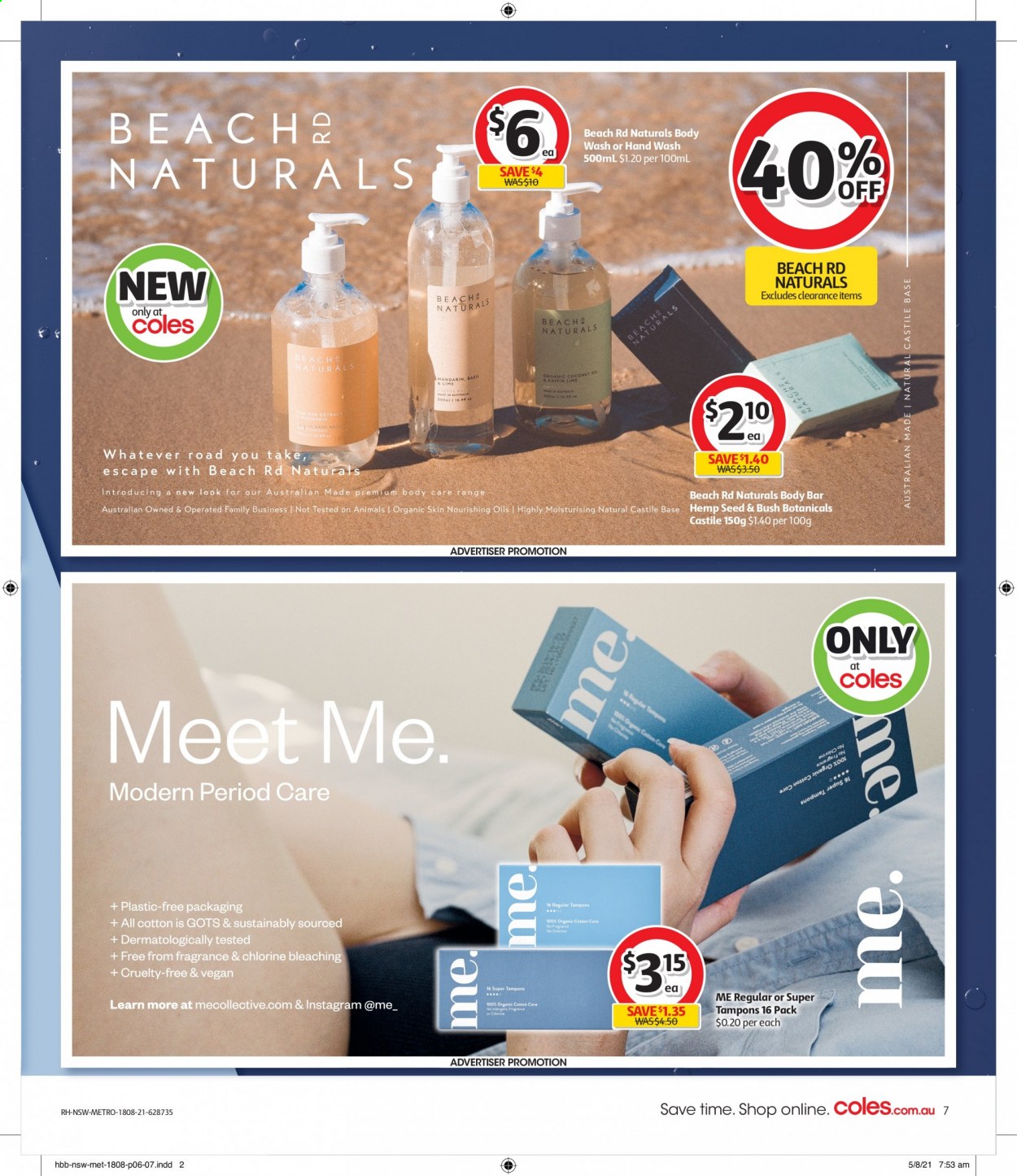 Coles catalogue - 18 Aug 2021 - 24 Aug 2021. Page 7