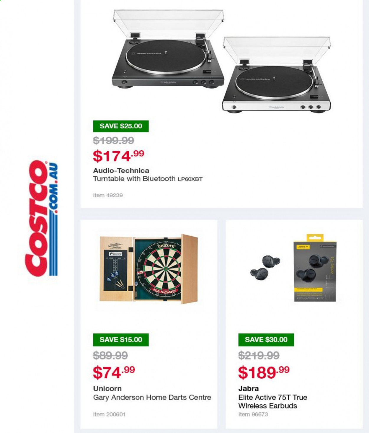 thumbnail - Costco Catalogue - 16 Aug 2021 - 29 Aug 2021 - Sales products - Audio-Technica, Jabra, earbuds. Page 2.