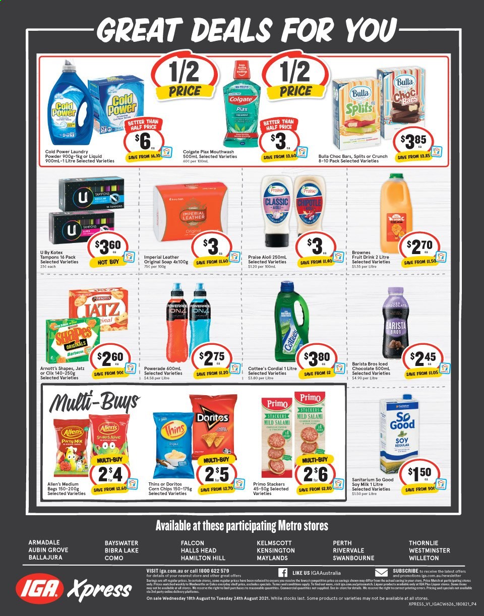 IGA Xpress catalogue - 18 Aug 2021 - 24 Aug 2021. Page 5