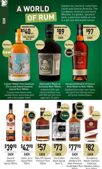 ZACAPA deals • Today's offer from catalogues
