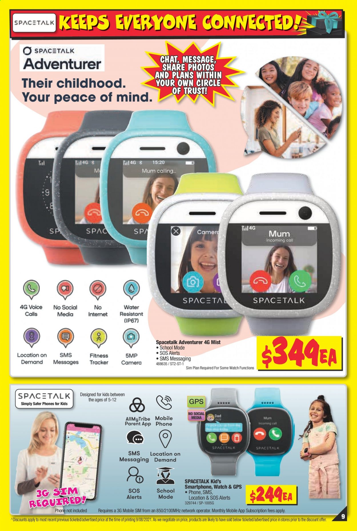 thumbnail - JB Hi-Fi Catalogue - 23 Aug 2021 - 8 Sep 2021 - Sales products - Trust, phone, smartphone. Page 9.