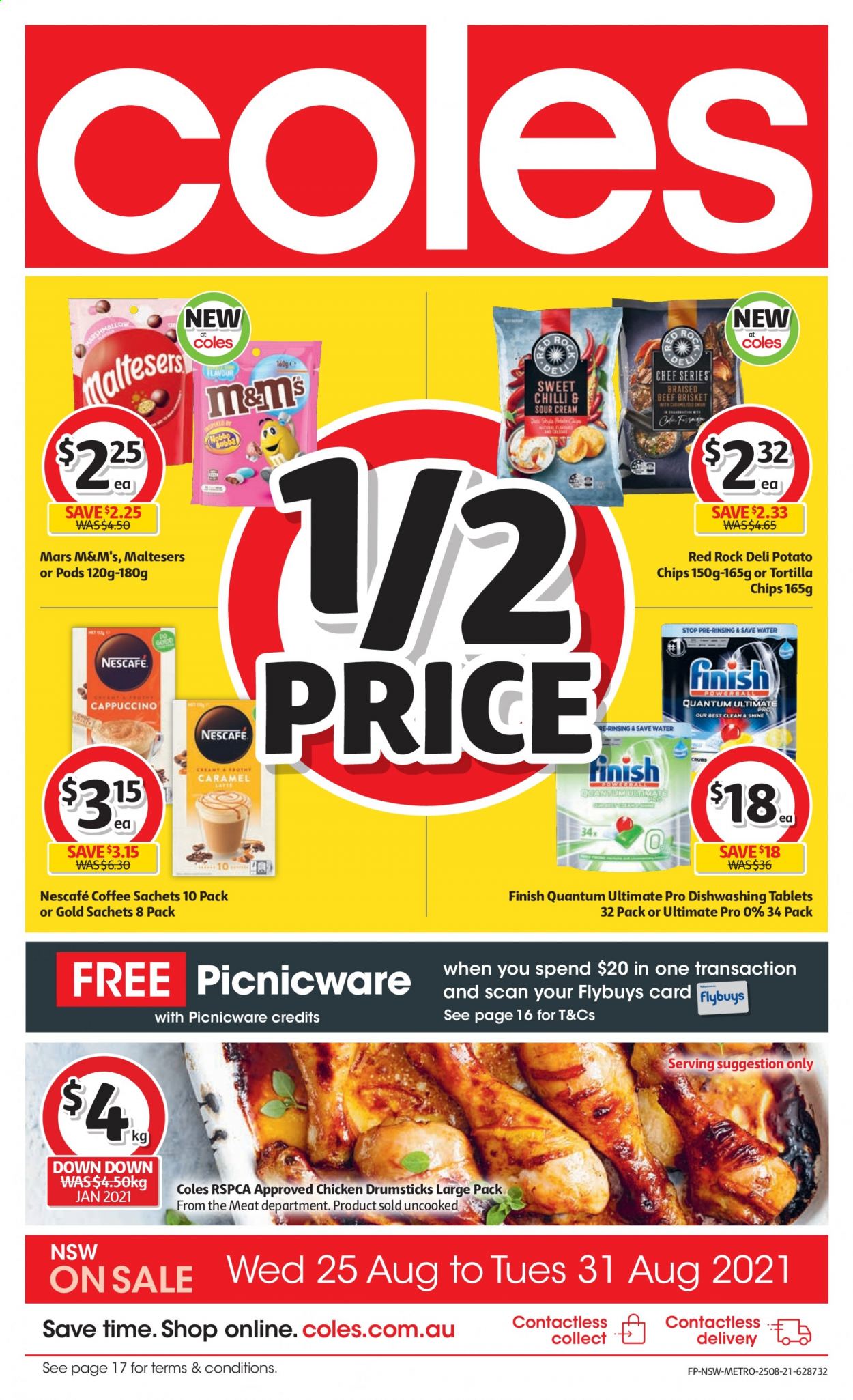 Coles catalogue - 25 Aug 2021 - 31 Aug 2021. Page 1