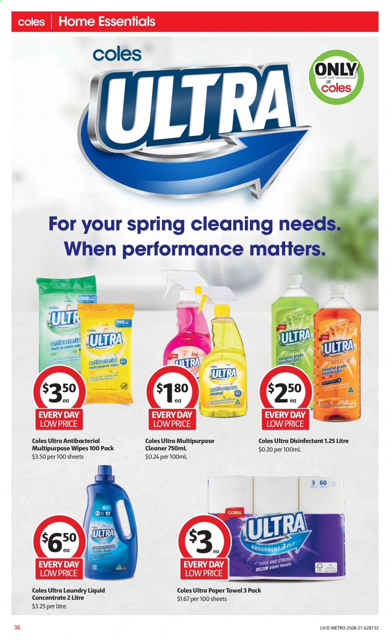 Coles catalogue - 25 Aug 2021 - 31 Aug 2021. Page 36