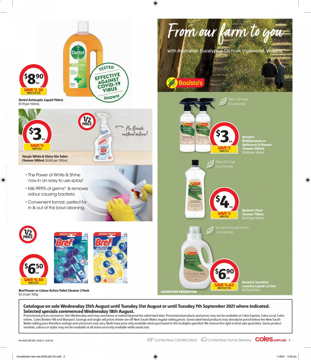 Coles catalogue - 25 Aug 2021 - 31 Aug 2021. Page 3