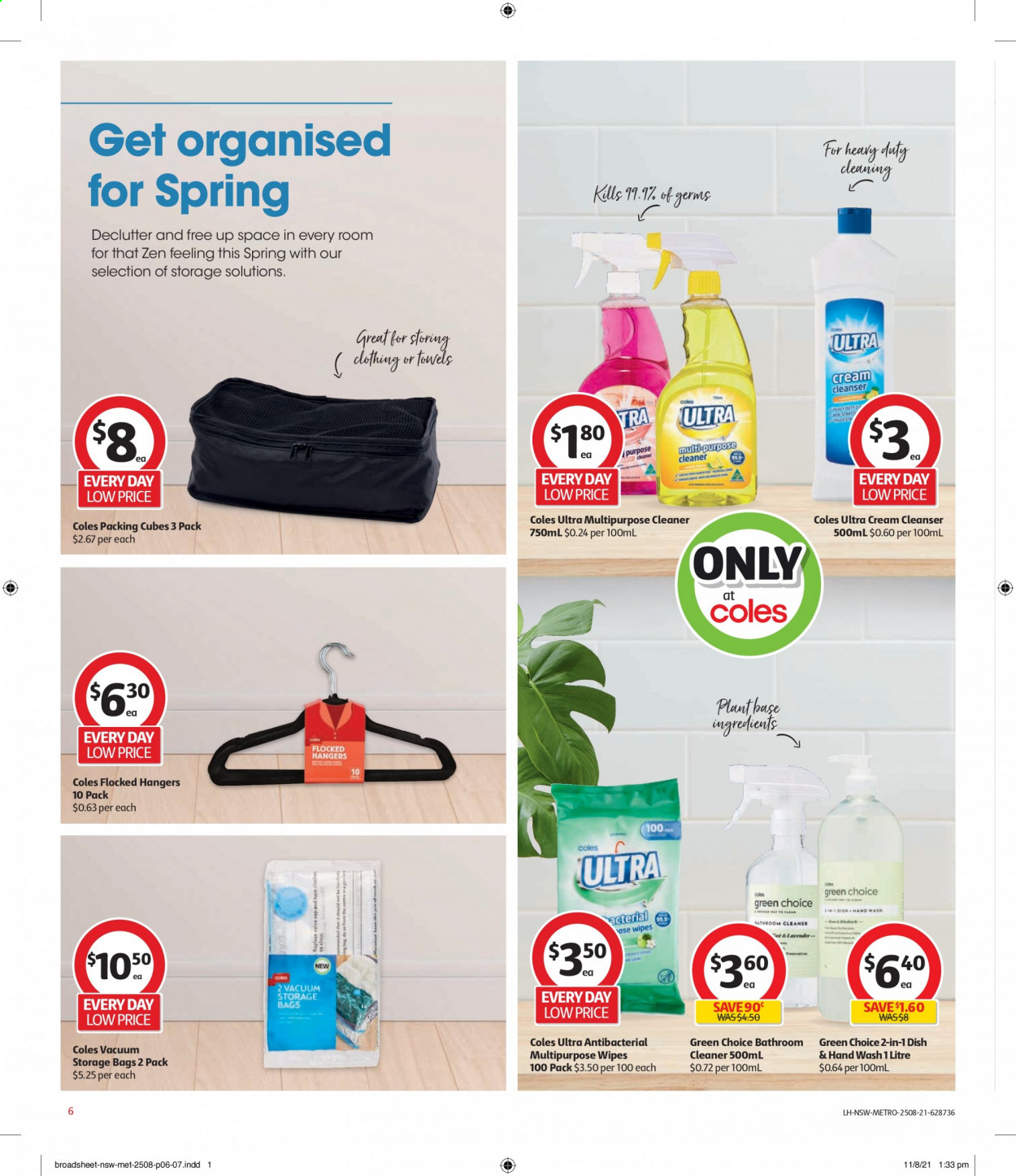 Coles catalogue - 25 Aug 2021 - 31 Aug 2021. Page 6