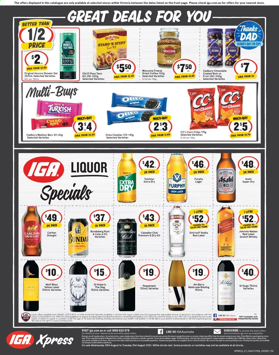 IGA Xpress catalogue - 25 Aug 2021 - 31 Aug 2021. Page 4