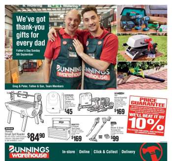 Bunnings Warehouse Catalogue - 18.8.2021 - 5.9.2021.