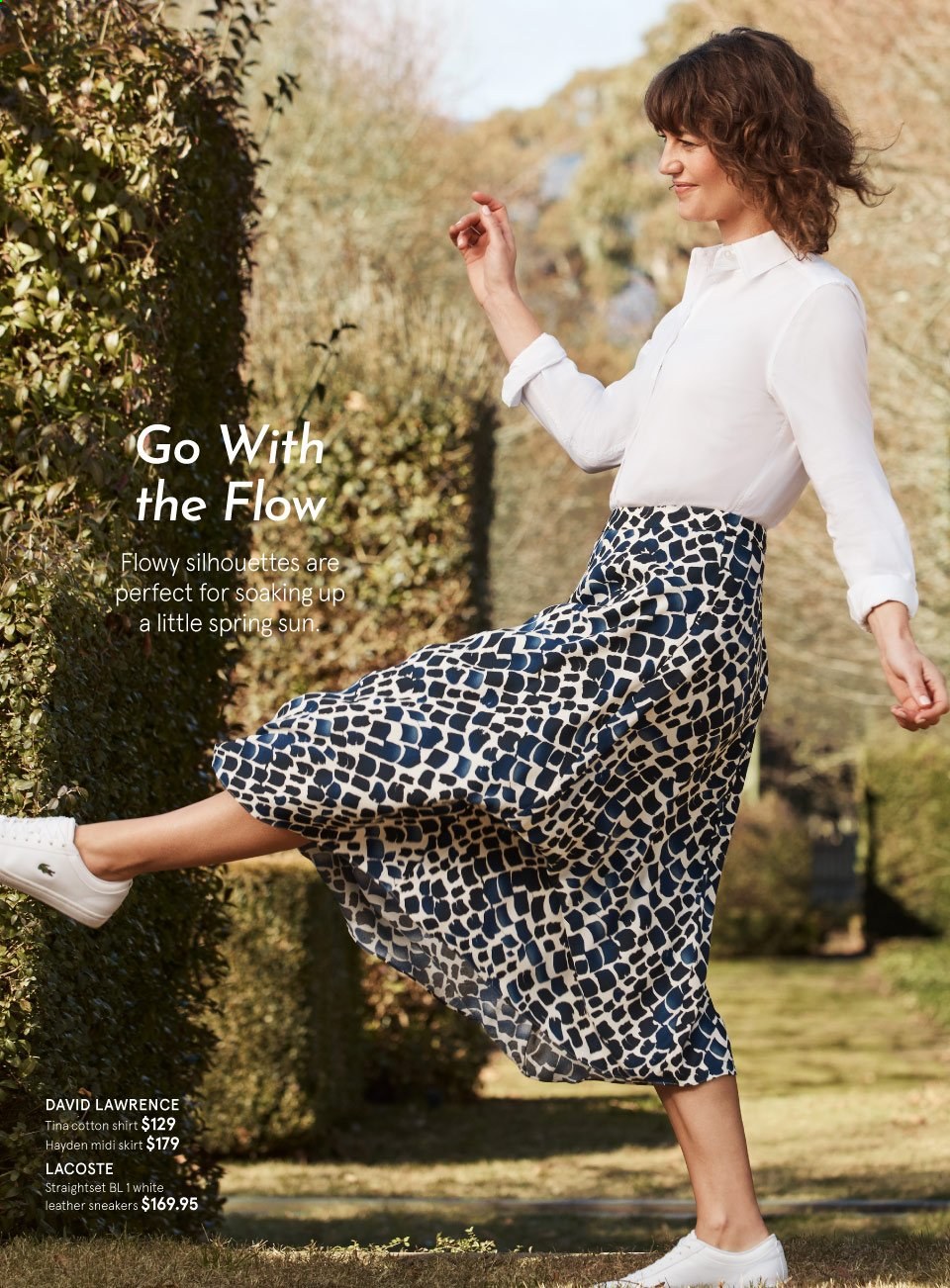 thumbnail - Myer Catalogue - 30 Aug 2021 - 14 Sep 2021 - Sales products - sneakers, Lacoste, skirt, shirt, cotton shirt. Page 4.