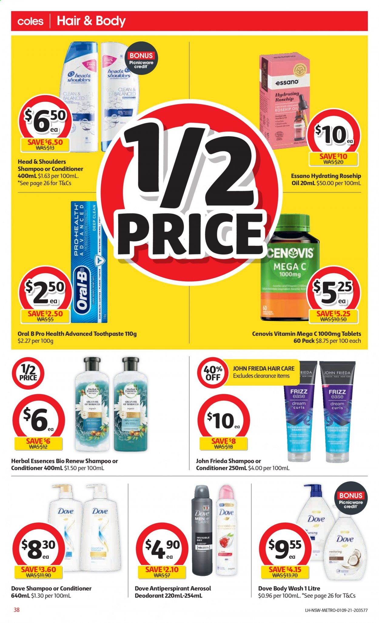 Coles catalogue - 1 Sep 2021 - 7 Sep 2021. Page 38