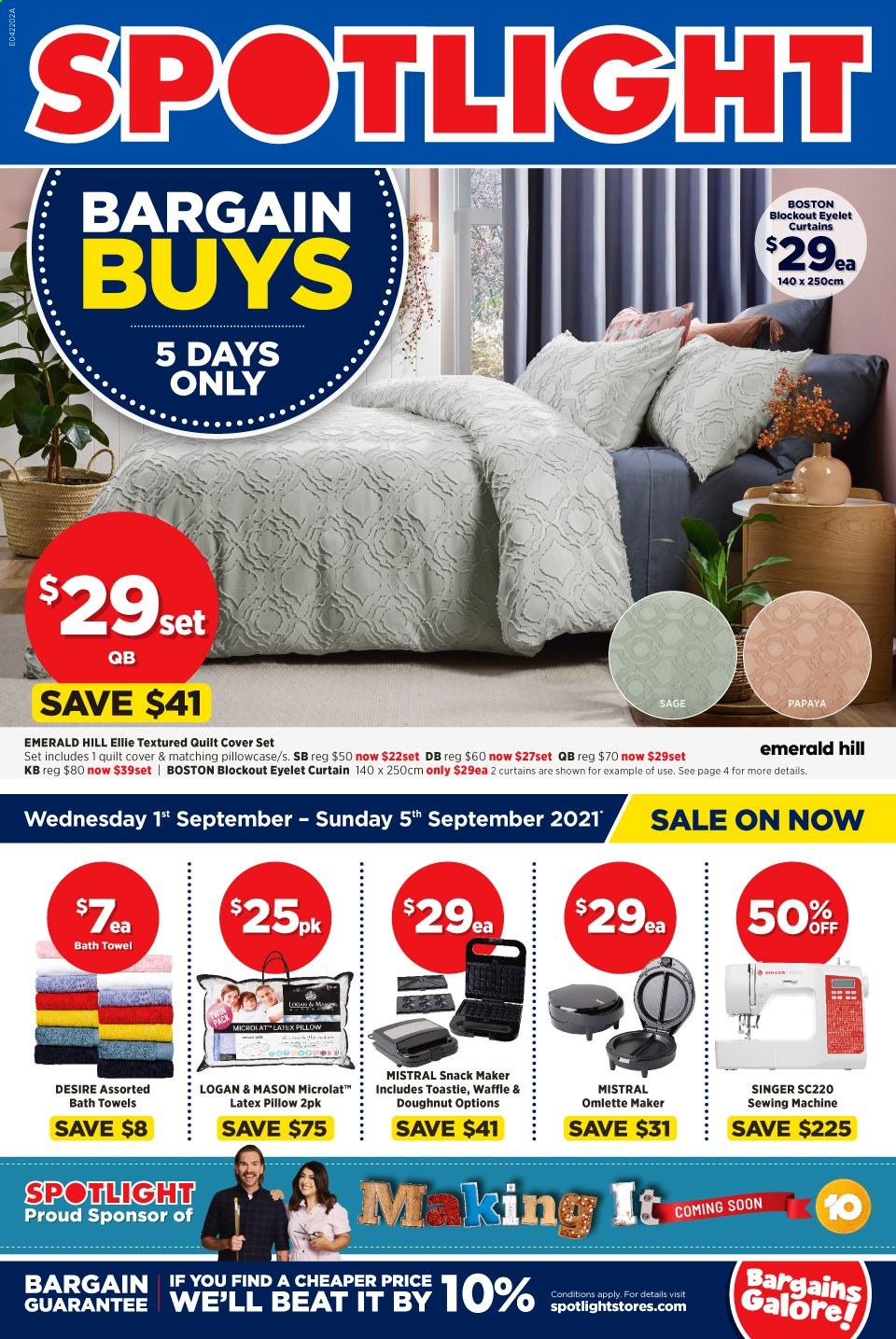 Spotlight catalogue - 1 Sep 2021 - 5 Sep 2021. Page 1