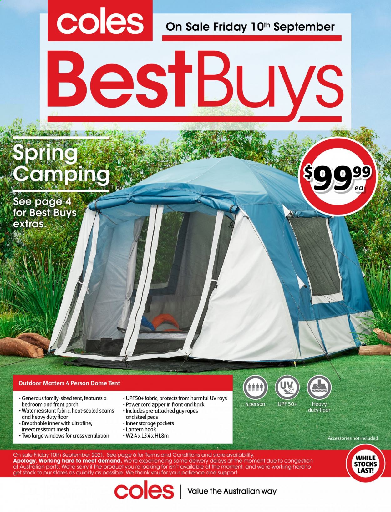 Coles catalogue - 10 Sep 2021 - 23 Sep 2021. Page 1