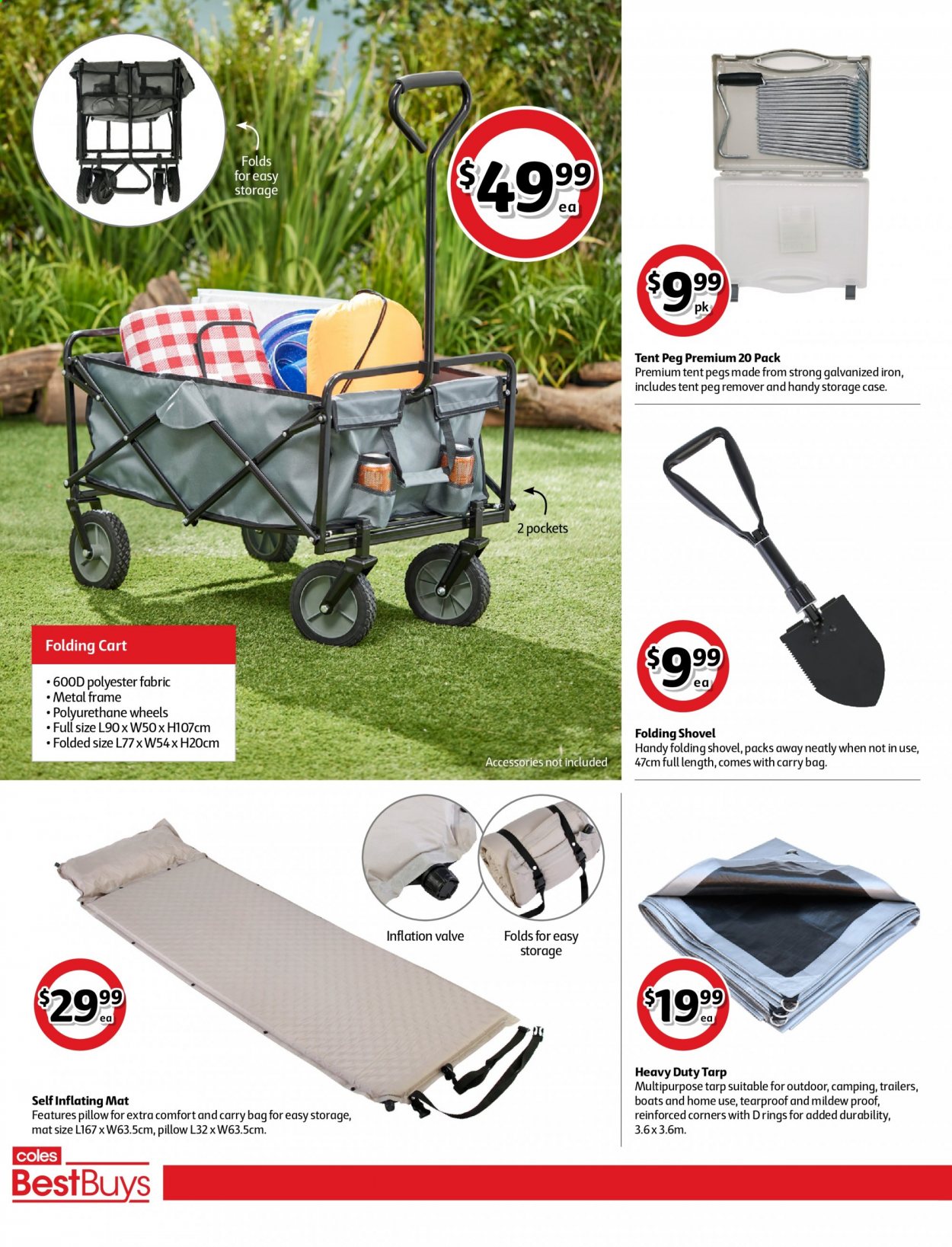 thumbnail - Coles Catalogue - 10 Sep 2021 - 23 Sep 2021 - Sales products - pillow, cart. Page 2.
