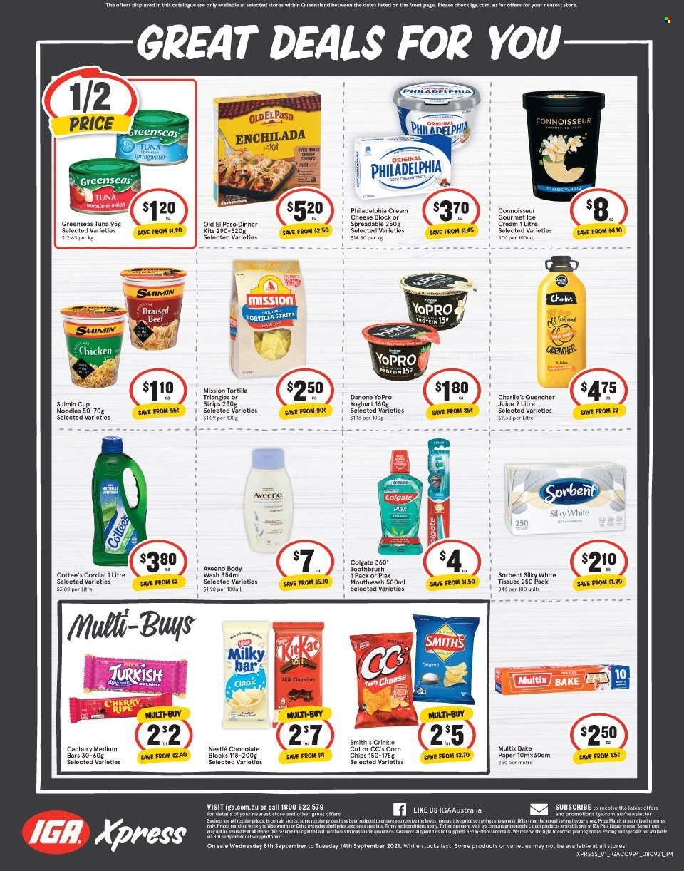 IGA Xpress catalogue - 8 Sep 2021 - 14 Sep 2021. Page 4