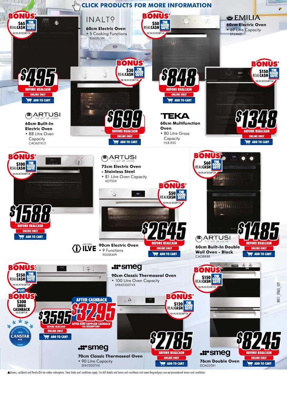 thumbnail - The Good Guys Catalogue - 7 Sep 2021 - 29 Sep 2021 - Sales products - Smeg, oven. Page 5.