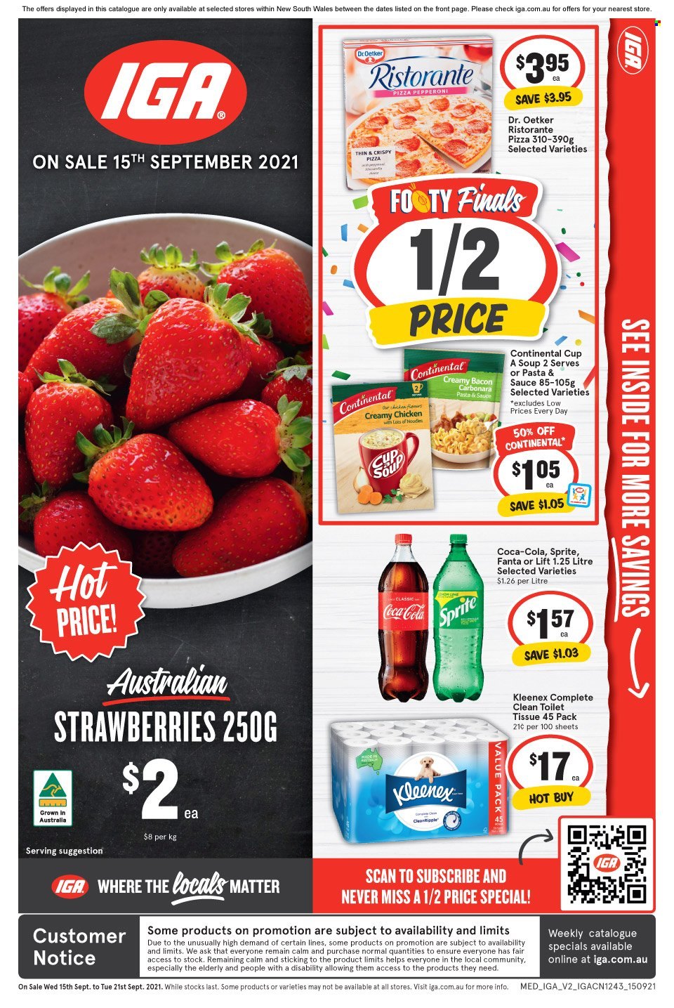 IGA catalogue - 15 Sep 2021 - 21 Sep 2021. Page 1