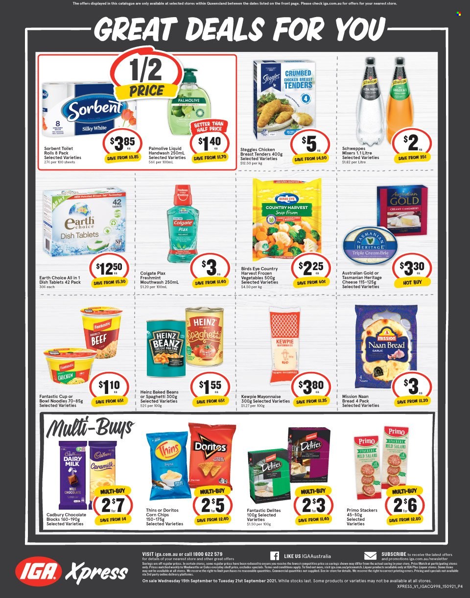 IGA Xpress catalogue - 15 Sep 2021 - 21 Sep 2021. Page 4