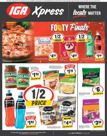 IGA Xpress Catalogue - 15.9.2021 - 21.9.2021.