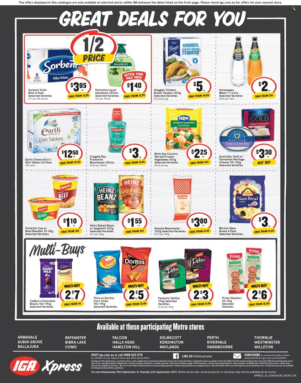 IGA Xpress catalogue - 15 Sep 2021 - 21 Sep 2021. Page 4