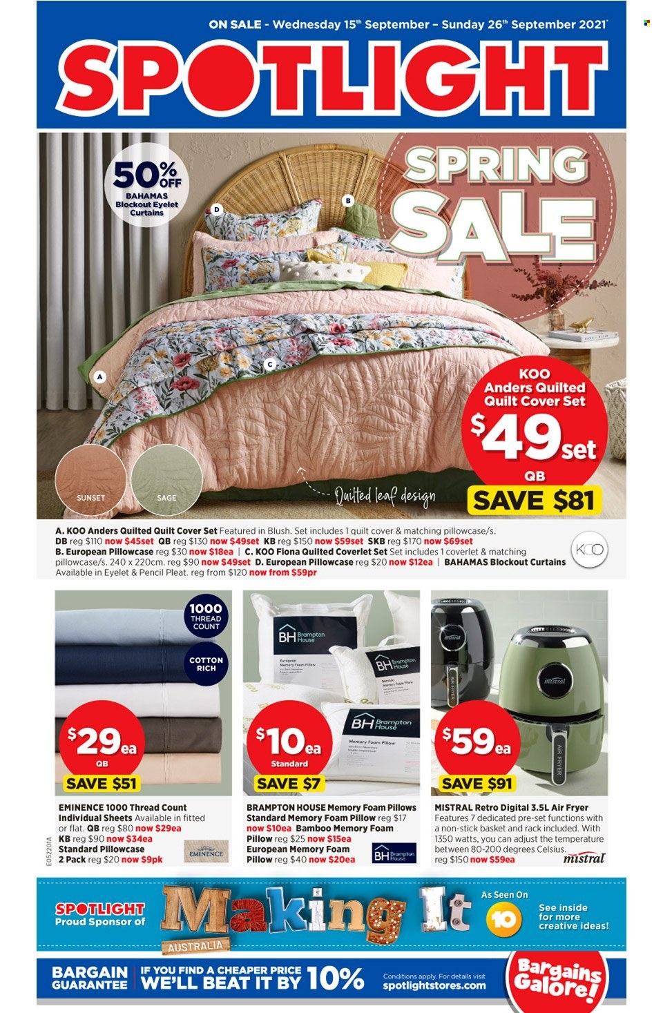 Spotlight catalogue - 15 Sep 2021 - 26 Sep 2021. Page 1