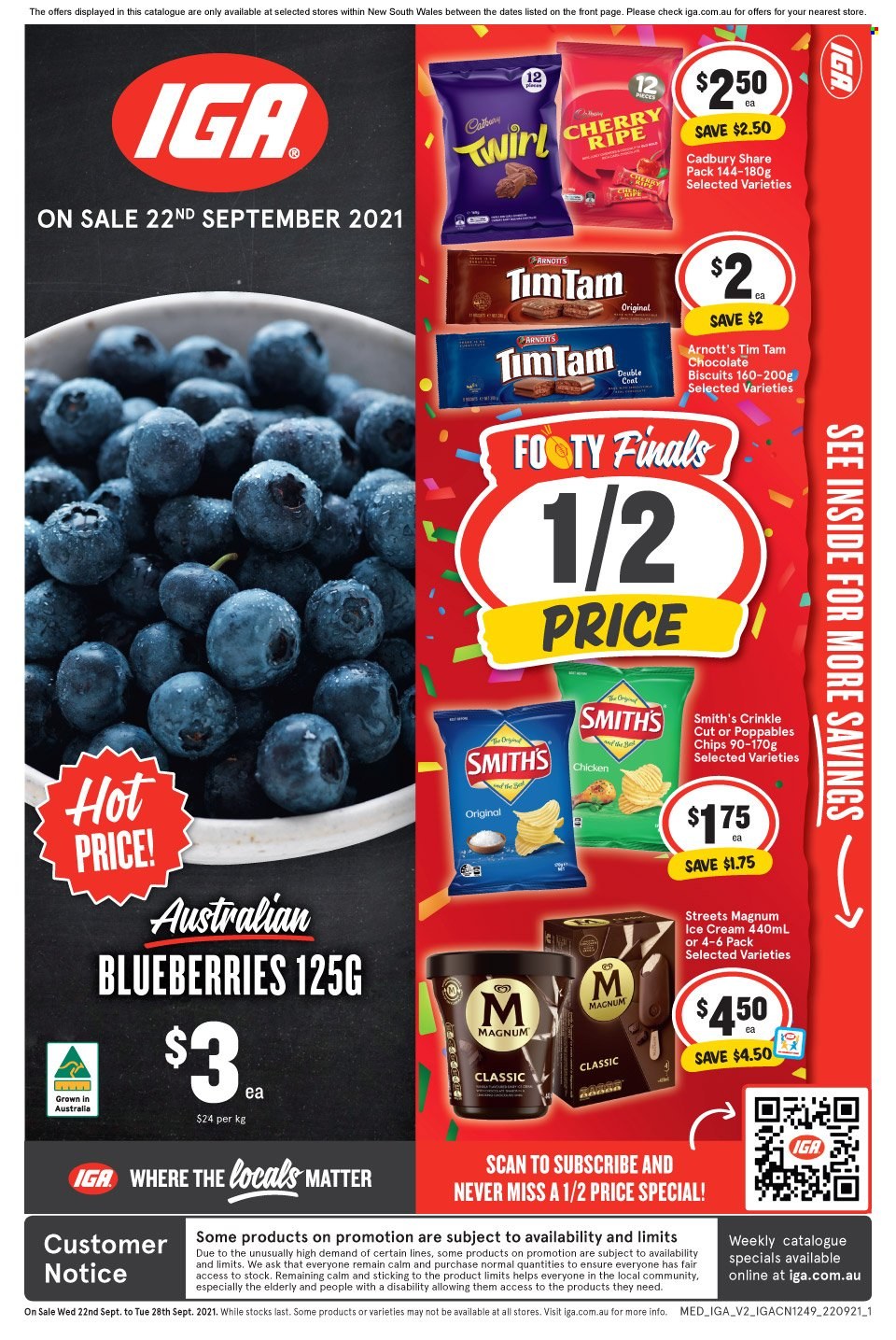 IGA catalogue - 22 Sep 2021 - 28 Sep 2021. Page 1