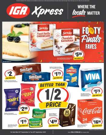 IGA Xpress Catalogue - 22.9.2021 - 28.9.2021.