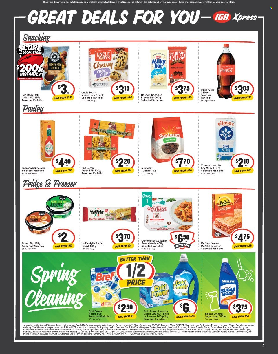 IGA Xpress catalogue - 22 Sep 2021 - 28 Sep 2021. Page 3