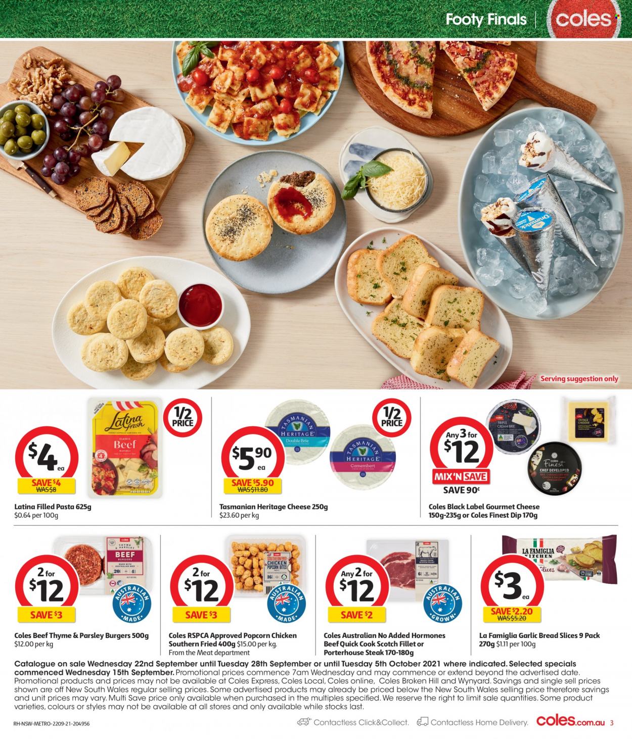Coles catalogue - 22 Sep 2021 - 28 Sep 2021. Page 3