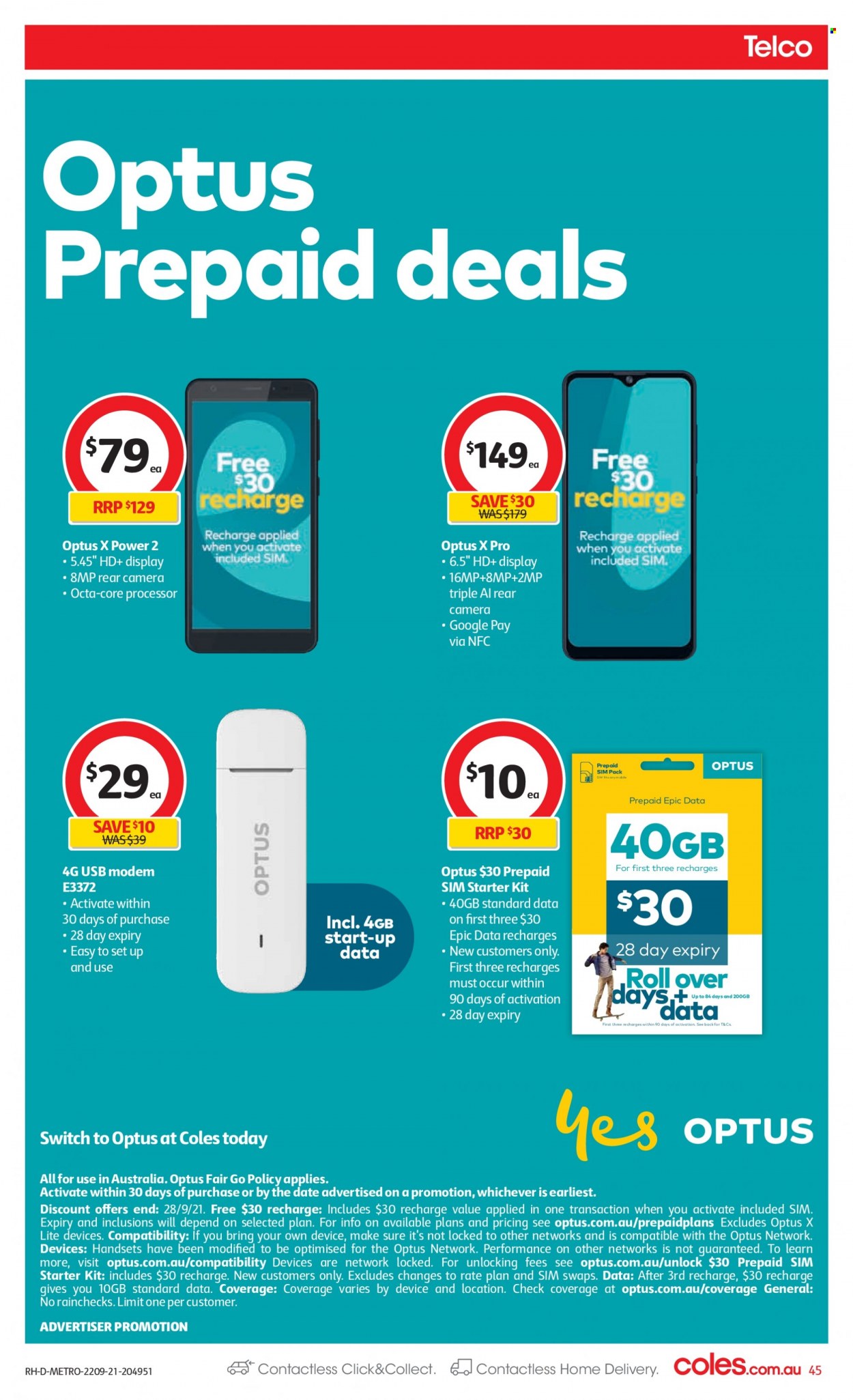 Coles catalogue - 22 Sep 2021 - 28 Sep 2021. Page 45