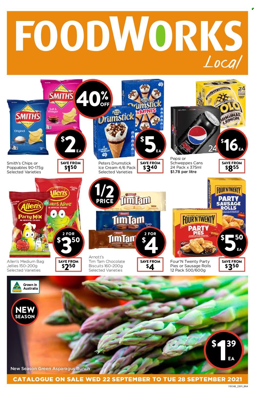 Foodworks catalogue - 22 Sep 2021 - 28 Sep 2021. Page 1